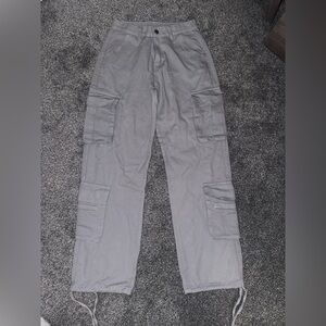 Women's Gray Cargo Pants